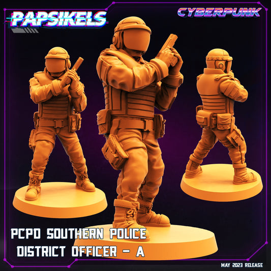 Cyberpunk, PCPD Southern Police District Officer A, Papsikels