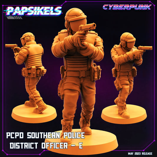 Cyberpunk, PCPD Southern Police District Officer E, Papsikels