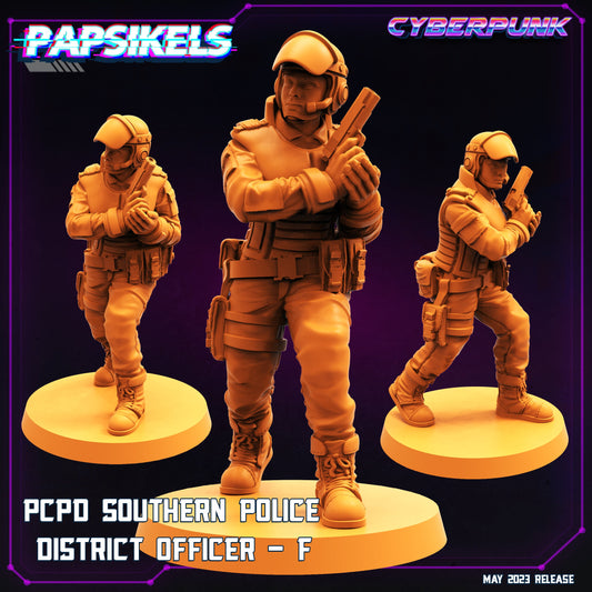 Cyberpunk, PCPD Southern Police District Officer F, Papsikels