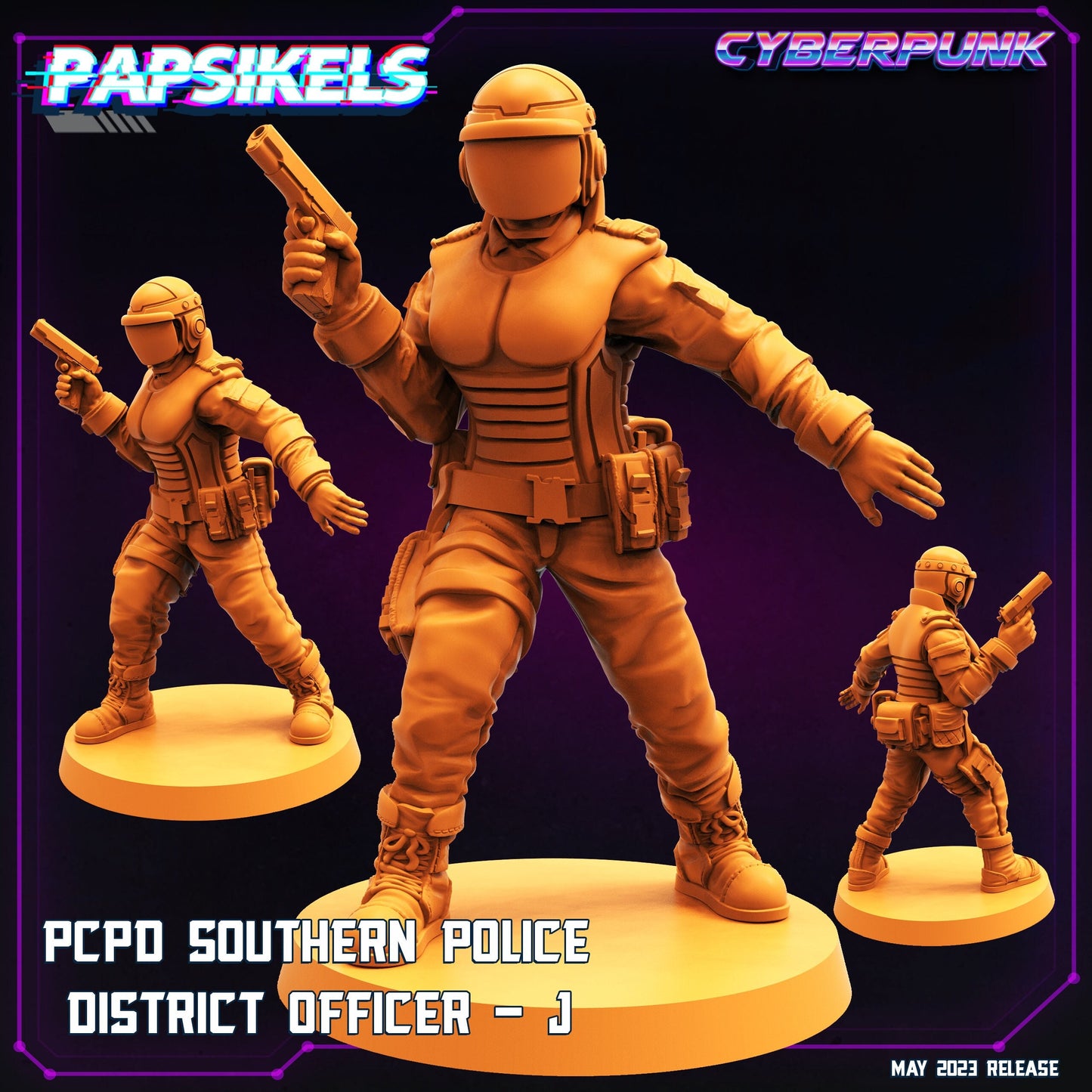 Cyberpunk, PCPD Southern Police District Officer J, Papsikels