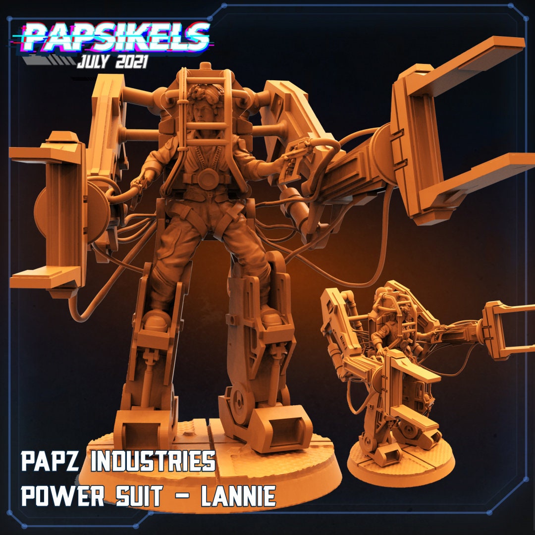 Papz Industries Powersuit Lannie Misalouche (Aliens, Ripley), Papsikels